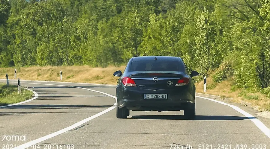 دوربین فیلم برداری خودرو سوِنتی مِی مدل 70maI Dash Cam 4K + Rear Cam Set(RC06) A800S
